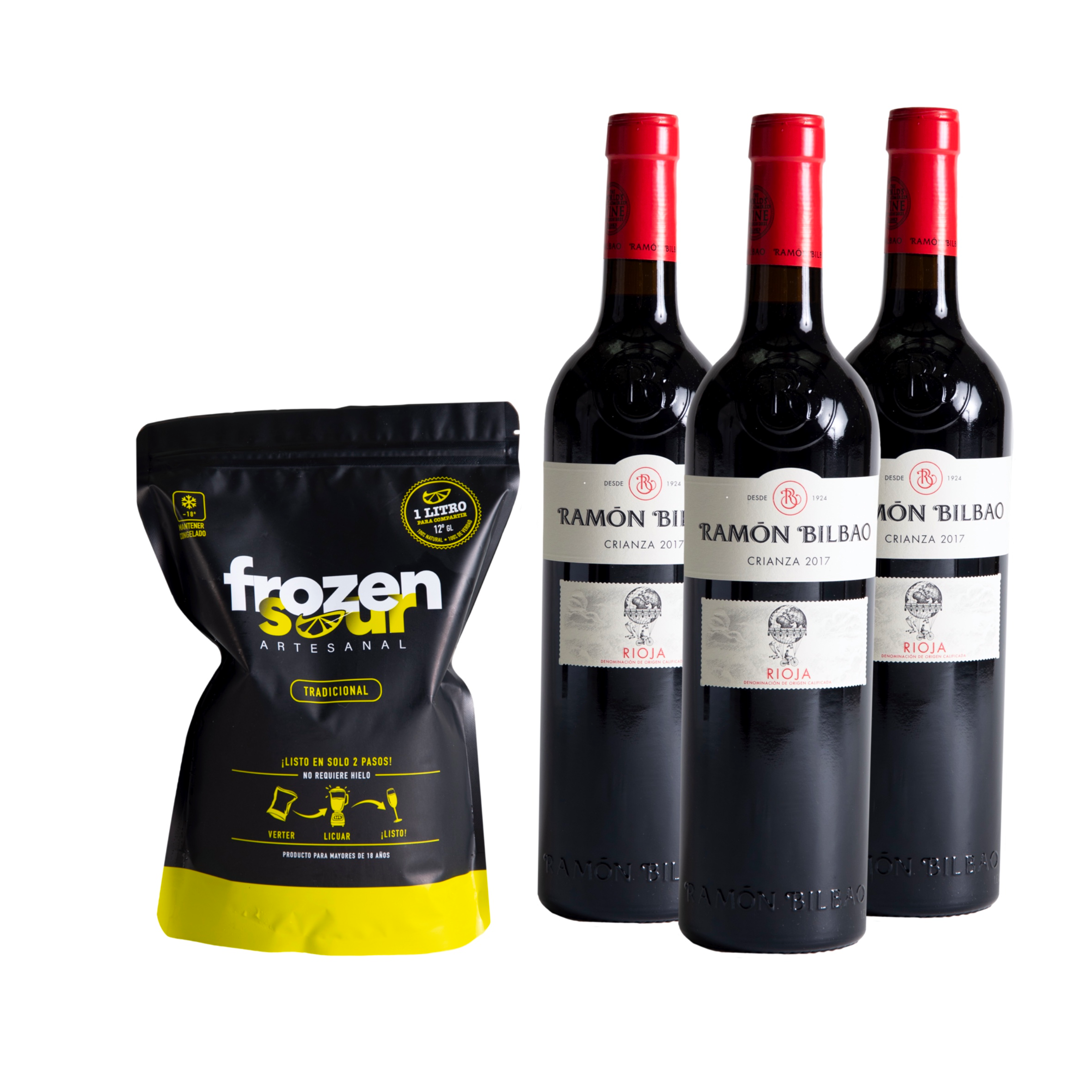1 FROZEN SOUR TRADICIONAL+3 RAMÓN BILBAO